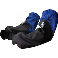 BSX&reg; FR Cotton Sleeves, 19" L, Black/Blue GTA Hardware Inc