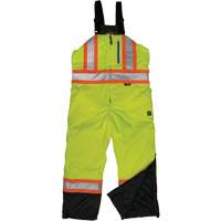 Salopette de s&eacute;curit&eacute; isolante en tissu ind&eacute;chirable, Polyester, T-petit, Jaune lime haute visibilit&eacute; GTA Hardware Inc