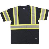 Chemise de s&eacute;curit&eacute; &agrave; manches courtes, Coton, T-petit, Noir GTA Hardware Inc
