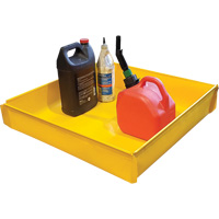 Plateau utilitaire flexible, 12" lo x 12" la x Cap. de d&eacute;versement 2 gal. US GTA Hardware Inc