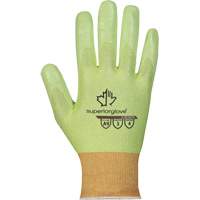 Gants r&eacute;sistant aux coupures haute visibilit&eacute; S18TAXFN, Taille 6, Calibre 18, Rev&ecirc;tement Mousse de nitrile, Enveloppe en TenActiv, ASTM ANSI niveau A9 GTA Hardware Inc