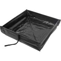Berme de confinement des d&eacute;versements repliable &agrave; rouler, Capacit&eacute; 15 gal. US, 2' la x 2' lo x 6" h GTA Hardware Inc