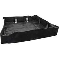Berme repliable, Capacit&eacute; 2244 gal. US, 12' la x 50' lo x 6" h, Support &agrave; encliqueter GTA Hardware Inc