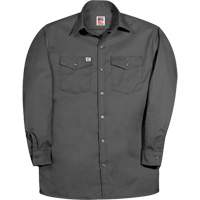 Premium Long-Sleeve Work Shirt, Men's, Small, Charcoal GTA Hardware Inc