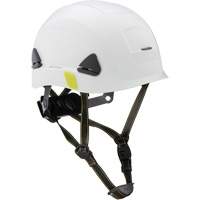 Fibre Metal Climbing Style Safety Helmet, Meets CSA Type 2, Ratchet Suspension, Non-Vented GTA Hardware Inc