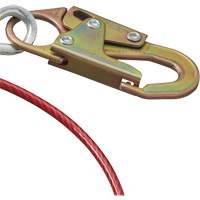 AS-21210-6 6' Cable Anchor with Snap Hook & O-Ring, Sling, Temporary Use GTA Hardware Inc