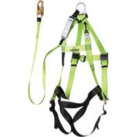 FBH-10000A6440-4 4' Class A Harness & Lanyard with 350 lbs. Capacity, Harness/Lanyard Combo GTA Hardware Inc