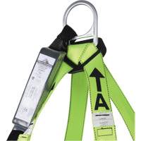 FBH-10000A6440-4 4' Class A Harness & Lanyard with 350 lbs. Capacity, Harness/Lanyard Combo GTA Hardware Inc