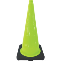 C&ocirc;ne de signalisation de premi&egrave;re qualit&eacute;, 18", Vert lime GTA Hardware Inc