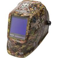 VIKING 3350 Born To Weld Welding Helmet, 3.74" L x 3.34" W View Area, 5 - 13 Shade Range GTA Hardware Inc