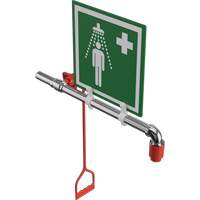 Douche de rinçage, Montage sur canalisation circulaire GTA Hardware Inc