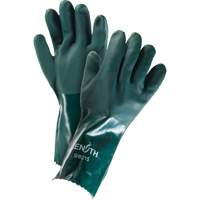 Gants verts &agrave; double enduit, 14" lo, PVC, Doublure en Jersey de coton, 70 mils GTA Hardware Inc