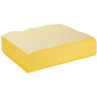 Feuilles absorbantes li&eacute;es, Mati&egrave;res dangereuses, 15" x 19", 8 gal. d'absorption GTA Hardware Inc
