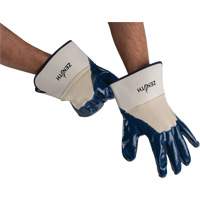 Gants &agrave; poignet de s&eacute;curit&eacute; de poids lourd, 11/2T-Grand, R&ecirc;vetement Nitrile, Enveloppe en Coton GTA Hardware Inc