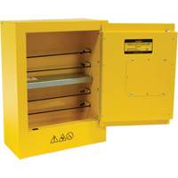 Mini Flammable Safety Cabinet, 2 Gal., 1 Door, 17" W x 22" H x 8" D GTA Hardware Inc