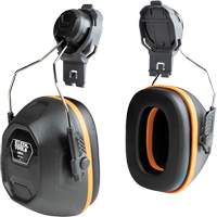 Cache-oreilles pour casques de s&eacute;curit&eacute;, Fixation pour casque, 27 NRR dB GTA Hardware Inc