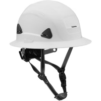 Casque Fibre Metal de style escalade avec bordure compl&egrave;te, R&eacute;pond aux normes CSA type 2, Suspension Rochet, Non ventil&eacute; GTA Hardware Inc