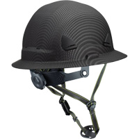 Casque Fibre Metal de style escalade avec bordure compl&egrave;te, R&eacute;pond aux normes CSA type 2, Suspension Rochet, Non ventil&eacute; GTA Hardware Inc