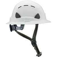 Casque Fibre Metal de style escalade avec bordure compl&egrave;te, R&eacute;pond aux normes CSA type 2, Suspension Rochet, Ventil&eacute; GTA Hardware Inc