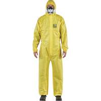 AlphaTec&reg; 2300 STANDARD Bound Model 147 Coveralls, Small, Yellow, Polyethylene Laminate/Polypropylene GTA Hardware Inc