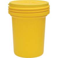 Lab Pack Plastic Barrel Drum with Screw-On Lid, 30 US gal., Mobile/Stationary GTA Hardware Inc