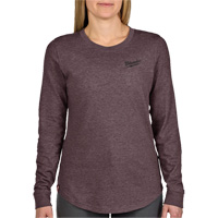 FREEFLEX Long-Sleeve Hybrid T-Shirt, Women's, X-Small, Purple GTA Hardware Inc