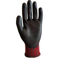KOP-500 High Cut-Protection Gloves, Size 6, 13 Gauge, Polyurethane Coated, Nylon/HPPE/Spandex/Graphene Shell, ASTM ANSI Level A5/EN 388 Level E GTA Hardware Inc