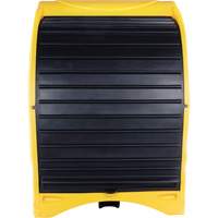 4-Drum Hard Cover Spill Pallet, 68.11" L x 61.61" W x 83.07" H, 1433 lbs. Load Capacity GTA Hardware Inc