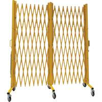 Barri&egrave;re extensible, 84" h x 20' lo, Jaune GTA Hardware Inc