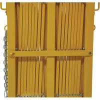 Barri&egrave;re extensible, 84" h x 20' lo, Jaune GTA Hardware Inc