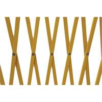 Barri&egrave;re extensible, 84" h x 20' lo, Jaune GTA Hardware Inc
