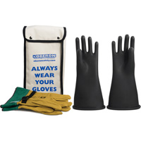 Ensemble de gants en caoutchouc pour l'&eacute;lectricit&eacute; de classe 2, 9, 14" lo, 37 cal/cm², NFPA 70E GTA Hardware Inc