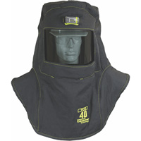 Cagoule de protection contre l'arc &eacute;lectrique TCG, Noir, 40 cal/cm², ANSI Z87.1/ASTM F1506/ASTM F1959/ASTM F2178/R&eacute;pond ou surpasse la norme CSA Z462/NFPA 70E, 4 Arc &eacute;lectrique EPI cat&eacute;gorie niveau GTA Hardware Inc