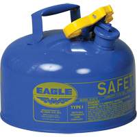Bidon de s&eacute;curit&eacute; pour le k&eacute;ros&egrave;ne, Type I, Acier galvanis&eacute;, 2 gal. US, Bleu, Homologu&eacute; FM/List&eacute; UL/ULC GTA Hardware Inc