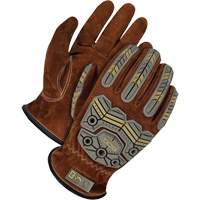 Gants de conducteur classiques r&eacute;versibles &agrave; grain, T-petit, Paume en Cuir fleur de porc GTA Hardware Inc