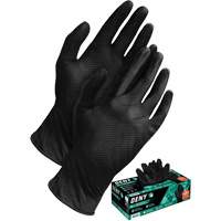 Gants jetables Deny, Petit, Nitrile, 6 mils, Sans poudre, Noir GTA Hardware Inc