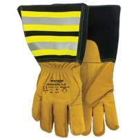 Powerline Water-Resistant Gloves, Leather, Medium GTA Hardware Inc