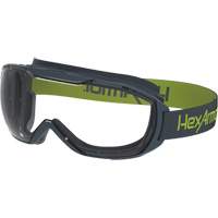MX500 Safety Goggles, Clear Lens, Anti-Fog/Anti-Scratch, Indirect Vent GTA Hardware Inc