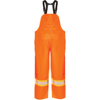 R805 Hurricane Bib Pants, Small, High Visibility Orange GTA Hardware Inc