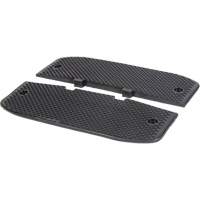 Speed Hump End Caps, Rubber, 3' L x 20" W x 2" H GTA Hardware Inc