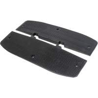 Speed Hump End Caps, Rubber, 2' L x 16" W x 1-1/4" H GTA Hardware Inc
