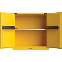 Utili-Guard+ Flammable Safety Cabinet, 30 gal., 1 Door, 43" W x 44" H x 22" D GTA Hardware Inc