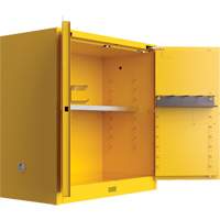 Utili-Guard+ Flammable Safety Cabinet, 30 gal., 1 Door, 43" W x 44" H x 22" D GTA Hardware Inc