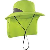 Chapeau de garde forestier 8934 Chill-Its avec prot&egrave;ge-nuque, petit/moyen, Lime haute visibilit&eacute; GTA Hardware Inc