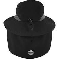 Chapeau de garde forestier 8934 Chill-Its avec prot&egrave;ge-nuque, petit/moyen, Noir GTA Hardware Inc