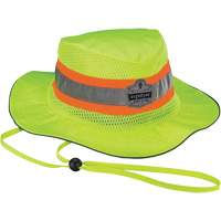 GloWear 8935 Ranger Sun Hat, Small/Medium, High Visibility Lime-Yellow, Polyester GTA Hardware Inc