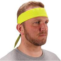 Bandeau de refroidissement Chill-Its 6702 avec polym&egrave;res int&eacute;gr&eacute;s et fermeture &agrave; nouer, Jaune lime haute visibilit&eacute; GTA Hardware Inc