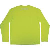 Chemise de refroidissement &agrave; manches longues avec protection solaire et UV Chill-Its 6689, Jaune lime haute visibilit&eacute;, Petit GTA Hardware Inc