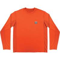 Chemise de refroidissement &agrave; manches longues avec protection solaire et UV Chill-Its 6689, Orange, Petit GTA Hardware Inc