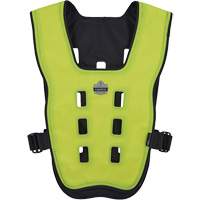 Chill-Its 6685 Dry Evaporative Cooling Vest with Zipper Closure, X-Small, High Visibility Lime-Yellow GTA Hardware Inc